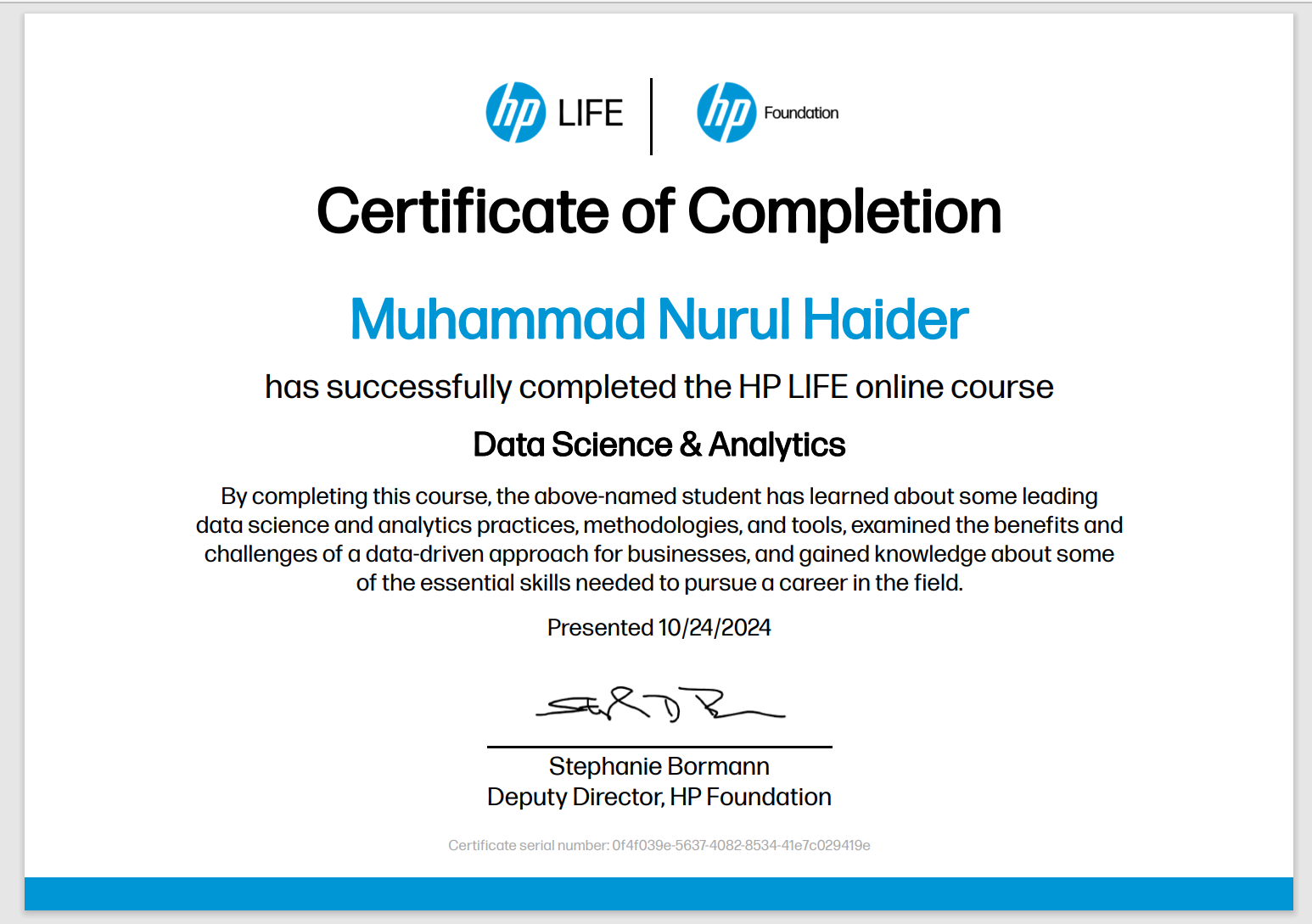 Certificate 4